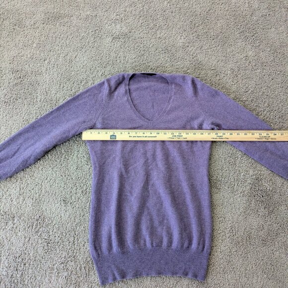 Marks & Spencer Pure Cashmere Purple Sweater - Picture 4 of 10